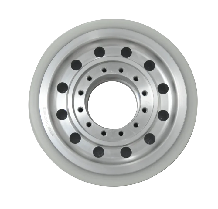 Polyurethane clean room wheel construction